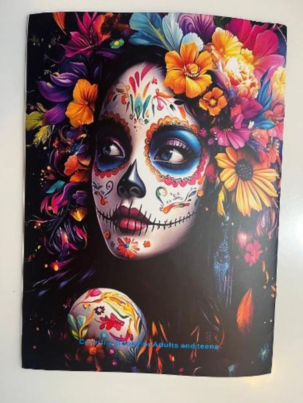 COLOR-8 Sugar Skull Adult Coloring Book